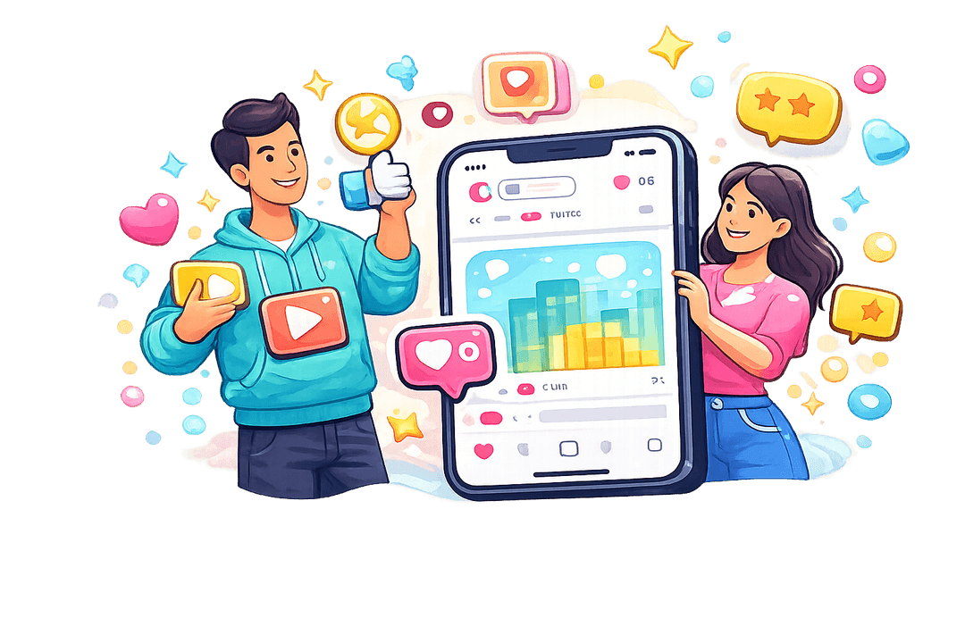 Team collaboration illustration